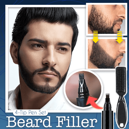 4-Tip Beard Filler Pen Set